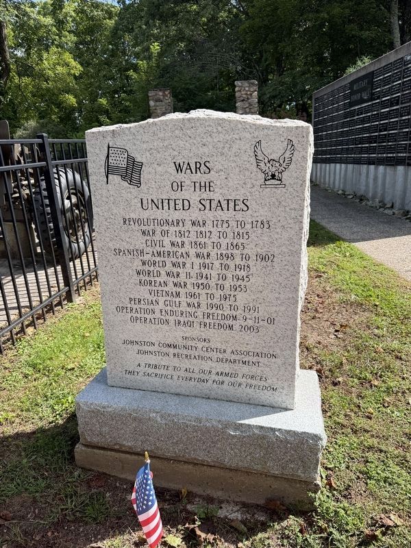 Wars of the United States Memorial. Click for full size. Wars of the United States Memorial image. Click for full size.