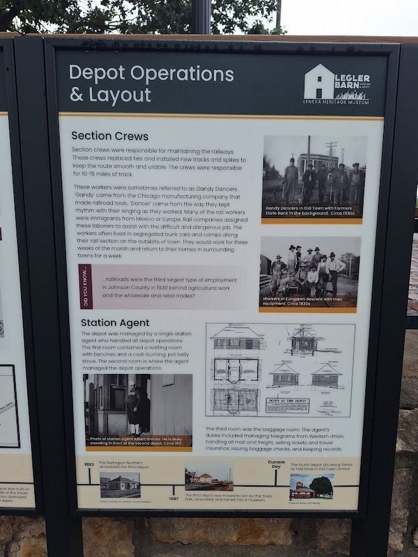 Depot Operations & Layout Marker. Click for full size. Depot Operations & Layout Marker image. Click for full size.