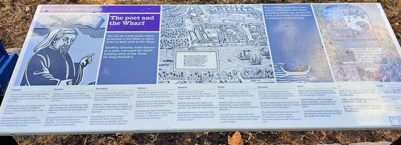 The Poet and the Wharf Marker. Click for full size. The Poet and the Wharf Marker image. Click for full size.