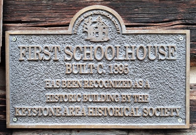 First School Marker. Click for full size. First School Marker image. Click for full size.