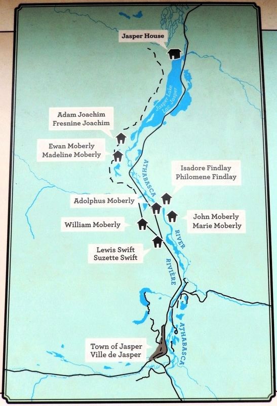 Marker detail: Athabasca River Valley. Click for full size. Marker detail: Athabasca River Valley image. Click for full size.