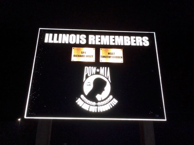 Illinois Remembers Marker. Click for full size. Illinois Remembers Marker image. Click for full size.