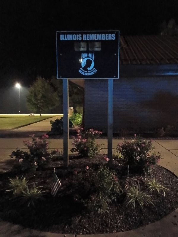 Illinois Remembers Marker. Click for full size. Illinois Remembers Marker image. Click for full size.