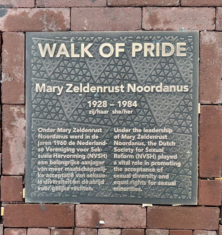 Mary Zeldenrust Noordanus Marker. Click for full size. Mary Zeldenrust Noordanus Marker image. Click for full size.