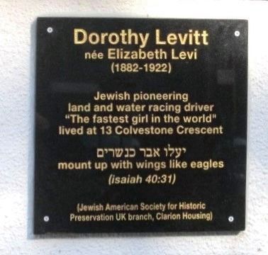 Dorothy Levitt Marker. Click for full size. Dorothy Levitt Marker image. Click for full size.