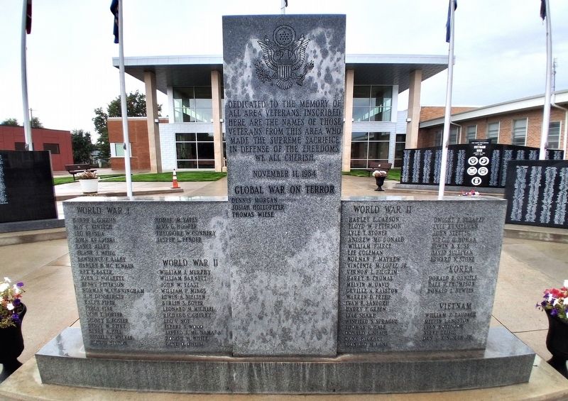 War Memorial Honored Dead Monument. Click for full size. War Memorial Honored Dead Monument image. Click for full size.