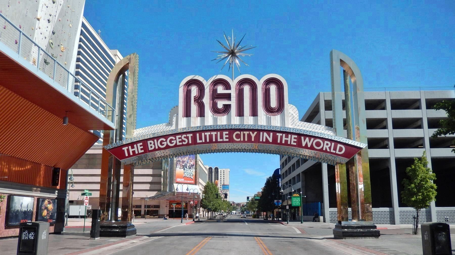 “The Biggest Little City in the World” — The Reno Arch. Click for full size. “The Biggest Little City in the World” — The Reno Arch image. Click for full size.
