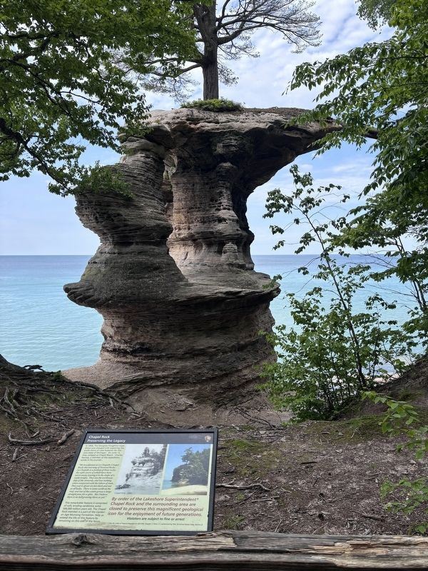 Chapel Rock Marker. Click for full size. Chapel Rock Marker image. Click for full size.