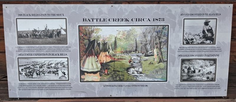 Keystone Battle Creek Cultural Center Marker. Click for full size. Keystone Battle Creek Cultural Center Marker image. Click for full size.