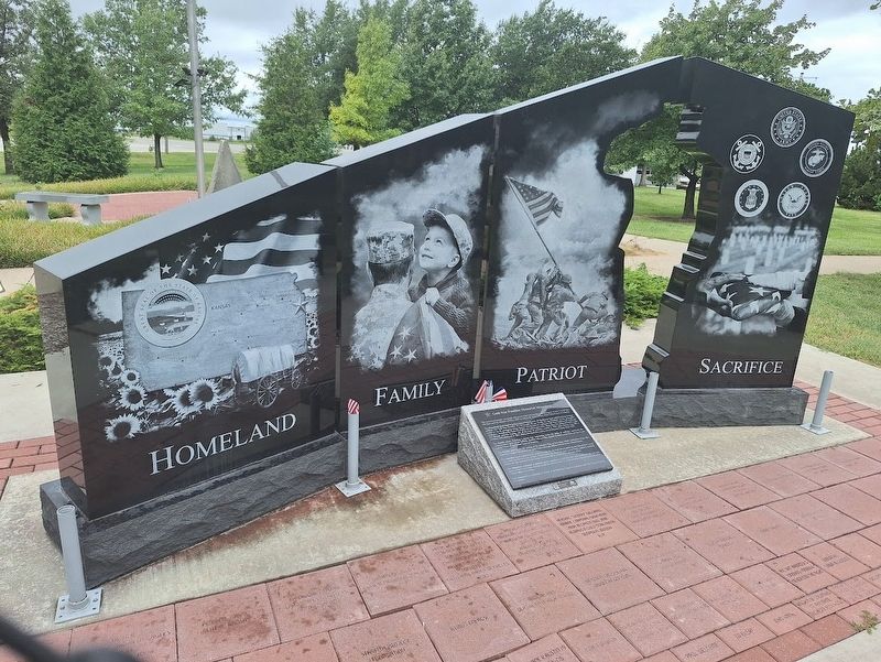 Gold Star Families Memorial Monument. Click for full size. Gold Star Families Memorial Monument image. Click for full size.
