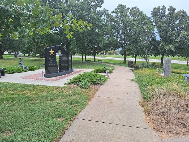 Gold Star Families Memorial Monument. Click for full size. Gold Star Families Memorial Monument image. Click for full size.