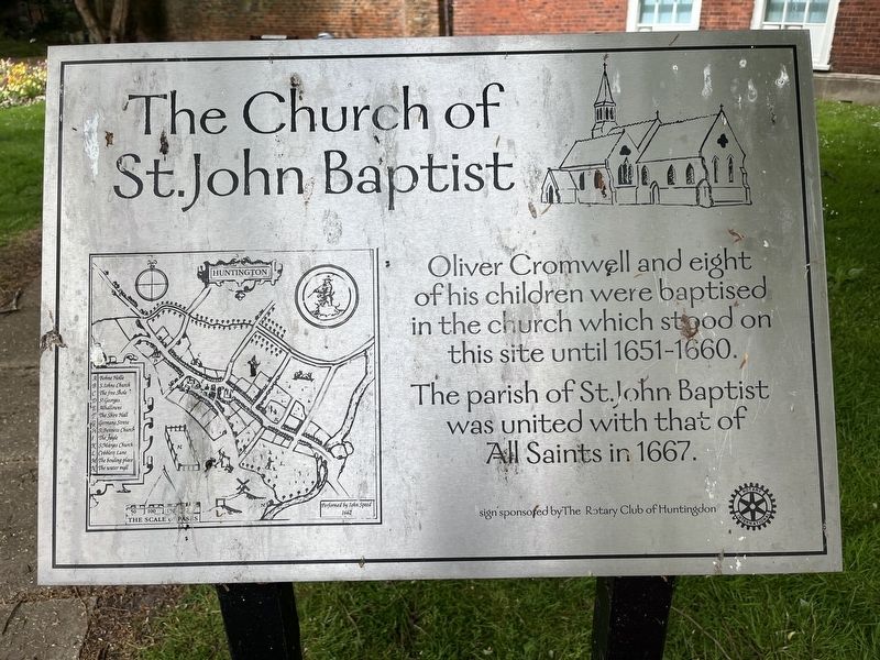 The Church of St John the Baptist Marker. Click for full size. The Church of St John the Baptist Marker image. Click for full size.