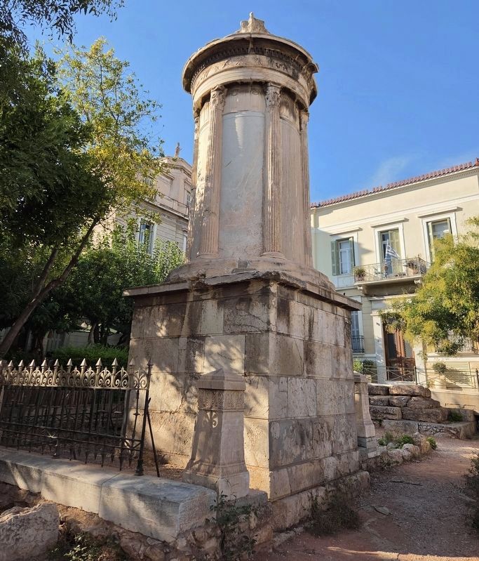 Monument of Lysikrates. Click for full size. Monument of Lysikrates image. Click for full size.