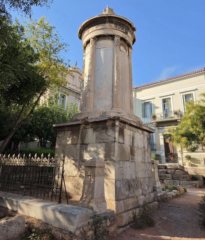 Monument of Lysikrates. Click for full size. Monument of Lysikrates image. Click for full size.
