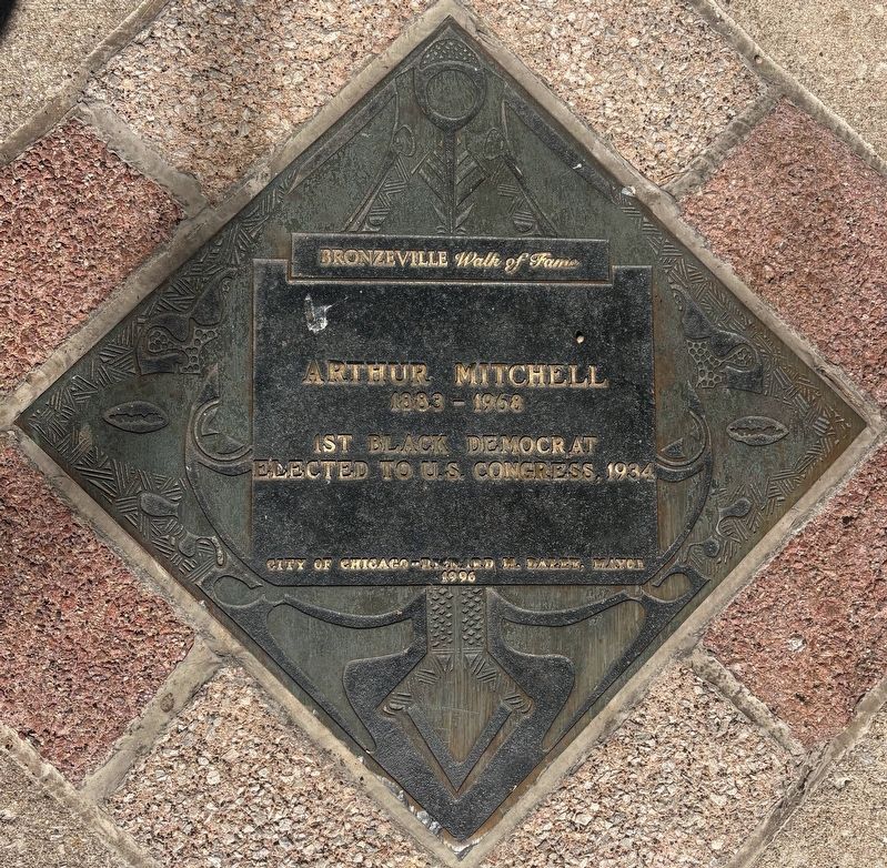 Arthur Mitchell Marker. Click for full size. Arthur Mitchell Marker image. Click for full size.
