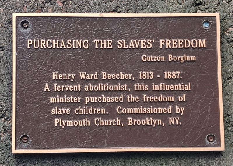 Purchasing The Slaves' Freedom Marker image. Click for full size.