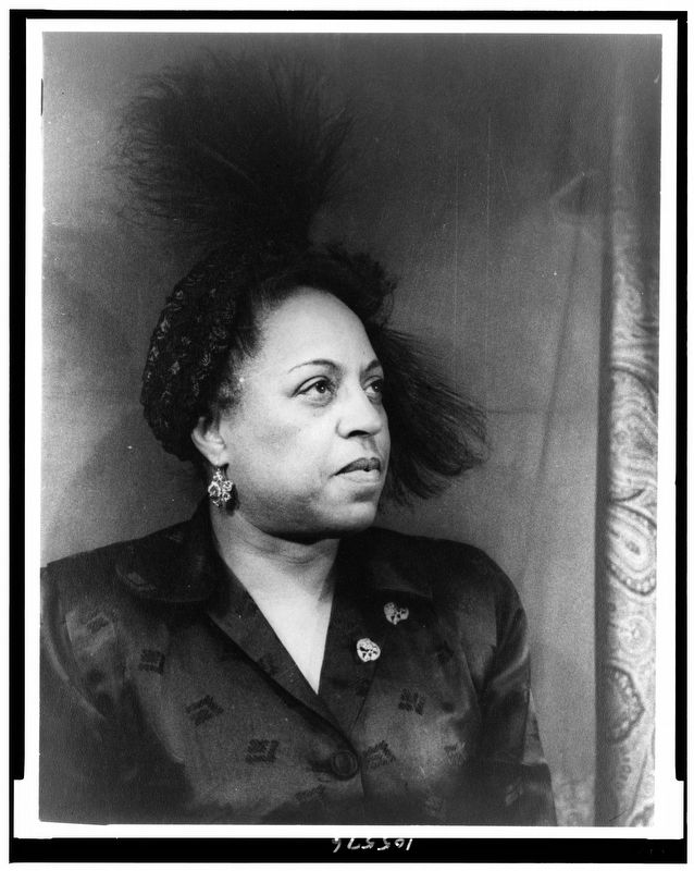 Edith Spurlock Sampson (1901-1979). Click for full size. Edith Spurlock Sampson (1901-1979) image. Click for full size.