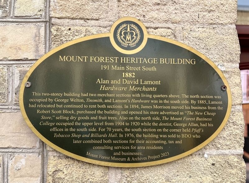 191 Main Street South Marker. Click for full size. 191 Main Street South Marker image. Click for full size.