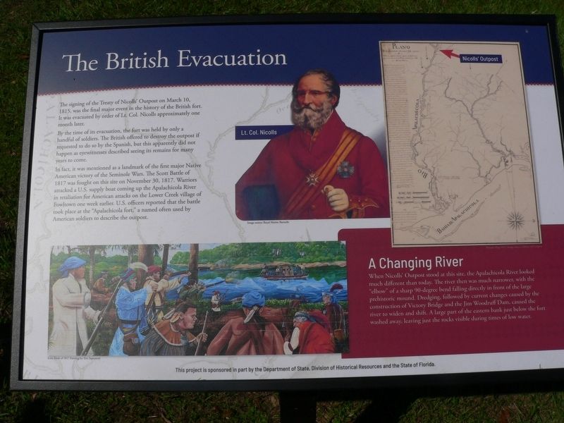 The British Evacuation Marker. Click for full size. The British Evacuation Marker image. Click for full size.
