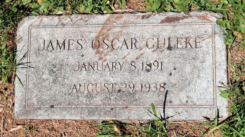 James Oscar Guleke Headstone. Click for full size. James Oscar Guleke Headstone image. Click for full size.