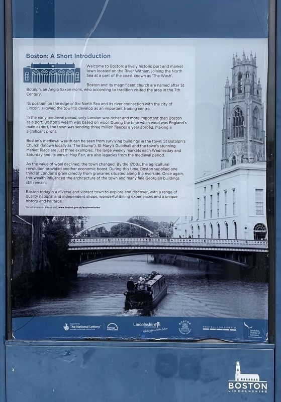 Boston: A Short Introduction Marker image. Click for full size.