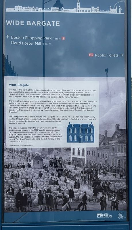 Wide Bargate Marker. Click for full size. Wide Bargate Marker image. Click for full size.