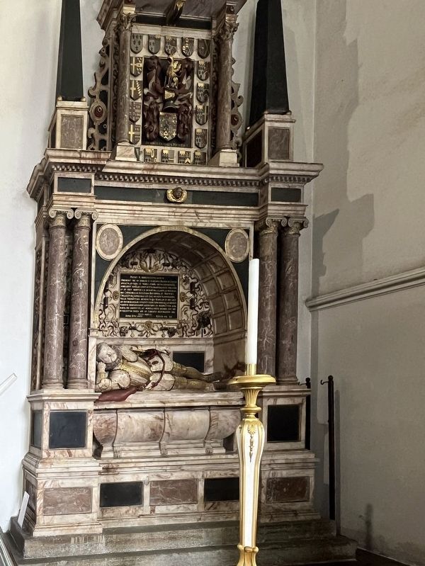 William Paston Monument, St Nicholas Church. Click for full size. William Paston Monument, St Nicholas Church image. Click for full size.