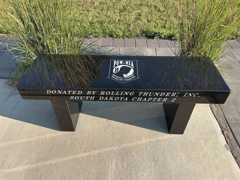 Patriot Hill Monument Bench. Click for full size. Patriot Hill Monument Bench image. Click for full size.