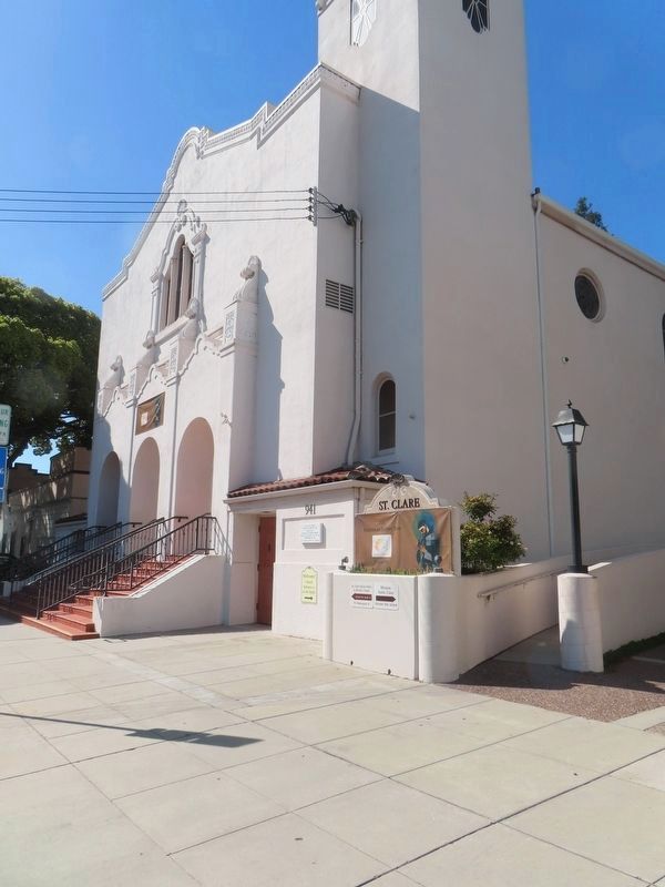 Saint Clare Parish church. Click for full size. Saint Clare Parish church image. Click for full size.