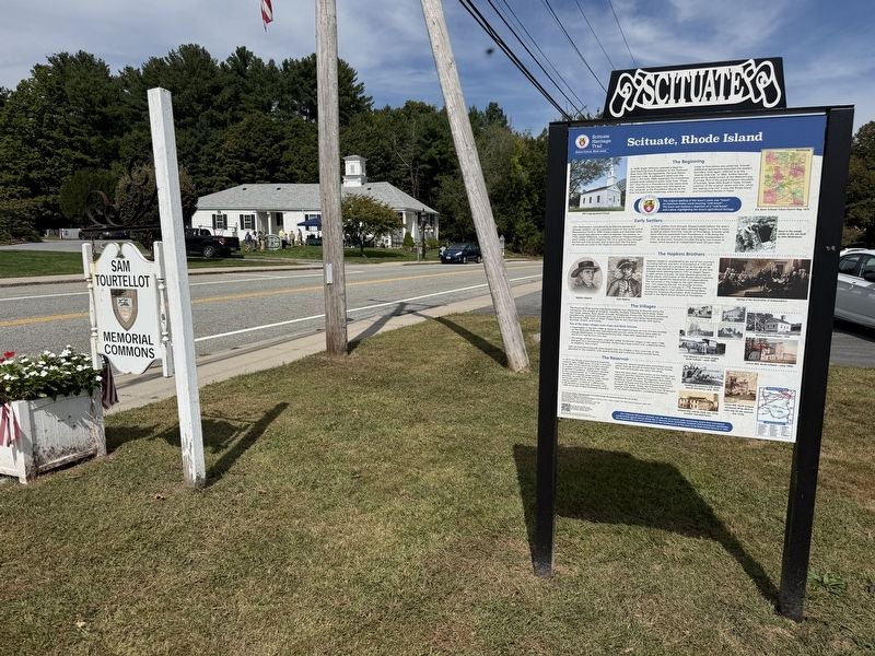 The Village of North Scituate / Scituate, Rhode Island Marker image. Click for full size.