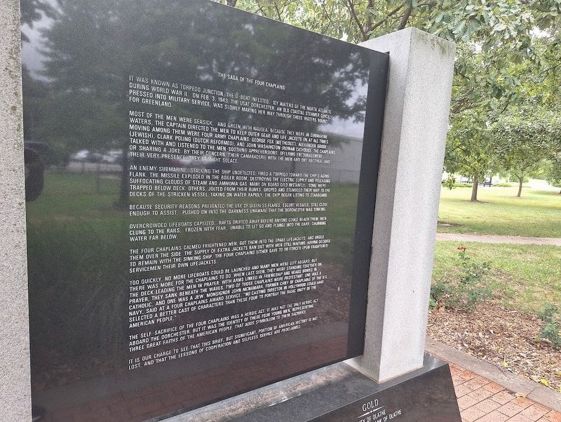 The Four Chaplains Marker. Click for full size. The Four Chaplains Marker image. Click for full size.