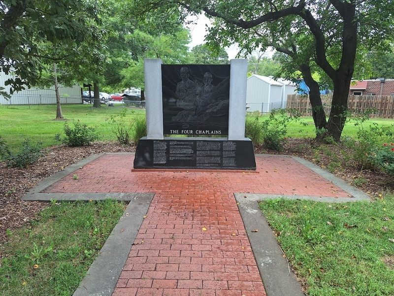 The Four Chaplains Marker. Click for full size. The Four Chaplains Marker image. Click for full size.