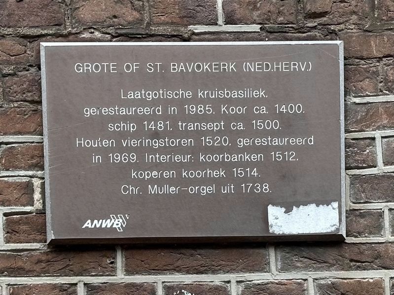 St. Bavo Church (Dutch Reformed) Marker. Click for full size. St. Bavo Church (Dutch Reformed) Marker image. Click for full size.