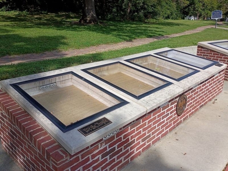 The Charters of Freedom Marker. Click for full size. The Charters of Freedom Marker image. Click for full size.