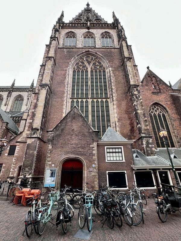 St. Bavo Church (Dutch Reformed) Marker - wide view. Click for full size. St. Bavo Church (Dutch Reformed) Marker - wide view image. Click for full size.
