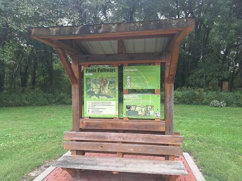 Paola Pathways Marker. Click for full size. Paola Pathways Marker image. Click for full size.