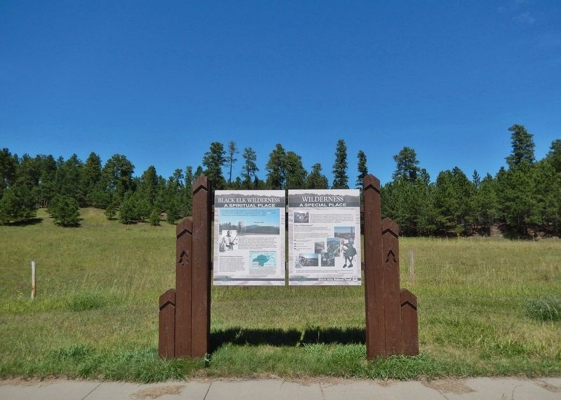 Wilderness Marker. Click for full size. Wilderness Marker image. Click for full size.