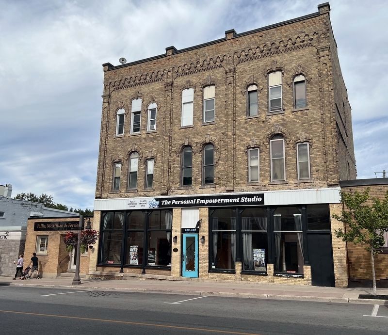 Mount Forest Heritage Building 162 Main Street Marker. Click for full size. Mount Forest Heritage Building 162 Main Street Marker image. Click for full size.