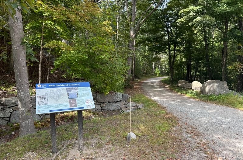 New Rockland Cemetery Marker. Click for full size. New Rockland Cemetery Marker image. Click for full size.
