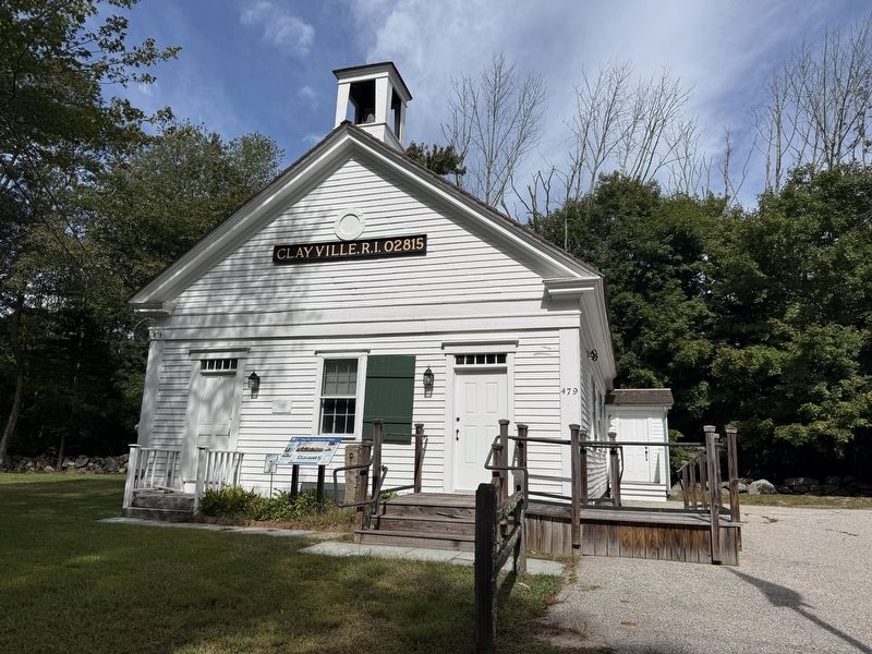 Clayville School. Click for full size. Clayville School image. Click for full size.