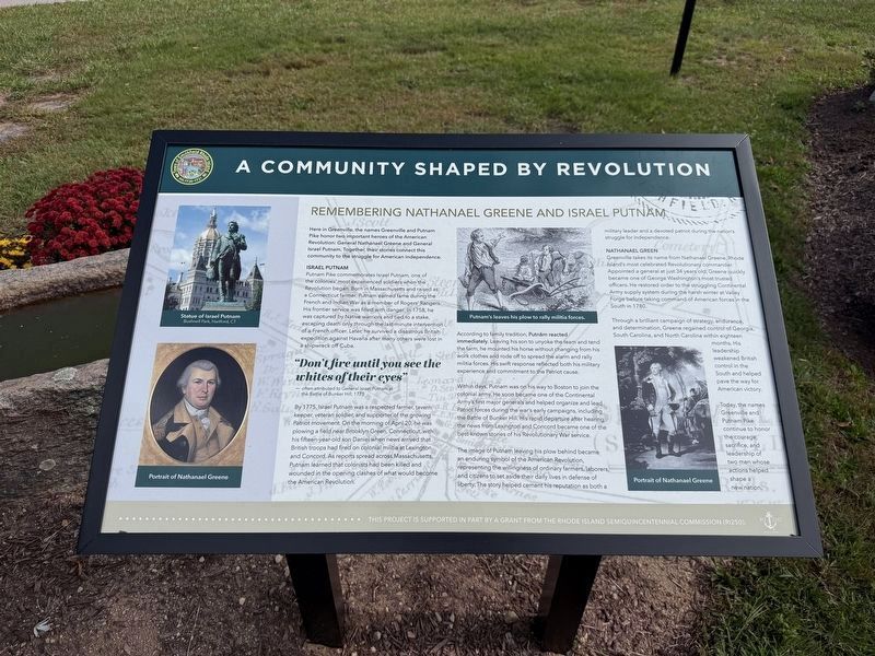 A Community Shaped by Revolution Marker image. Click for full size.