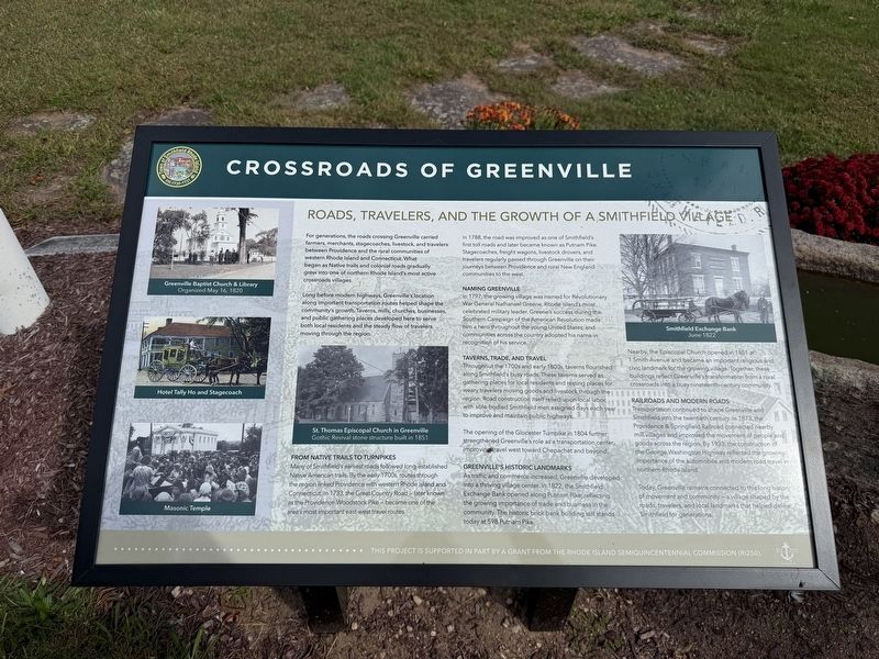 Crossroads of Greenville Marker image. Click for full size.
