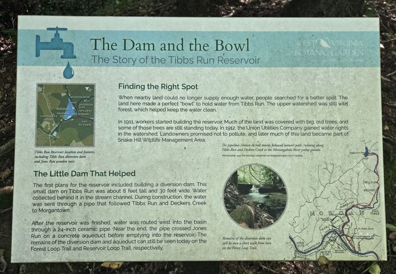 The Dam and the Bowl Marker. Click for full size. The Dam and the Bowl Marker image. Click for full size.