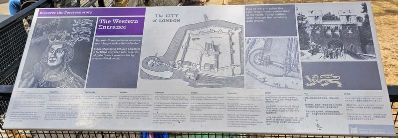 The Western Entrance Marker image. Click for full size.