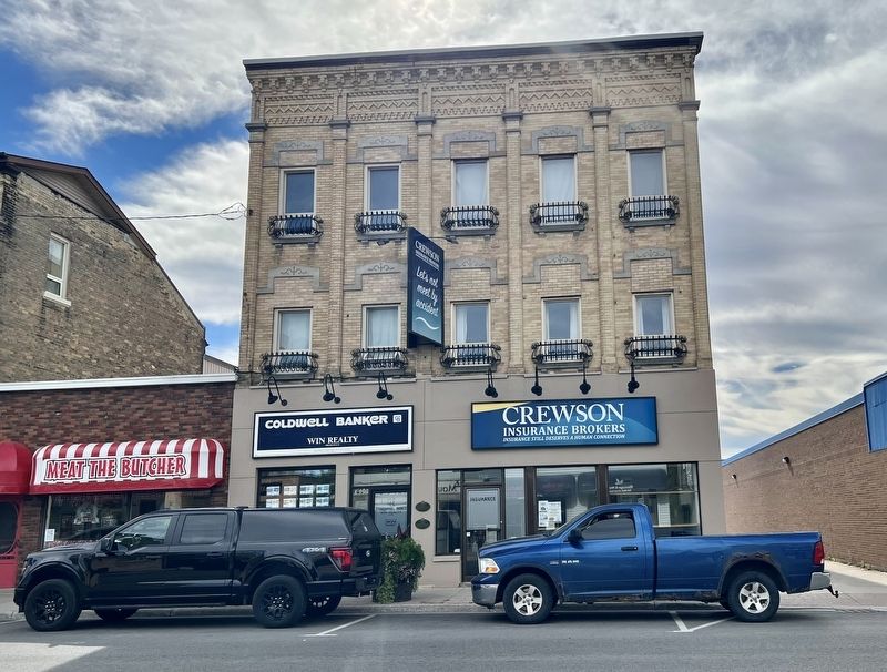 Mount Forest Heritage Building 153 Main Street South Marker. Click for full size. Mount Forest Heritage Building 153 Main Street South Marker image. Click for full size.