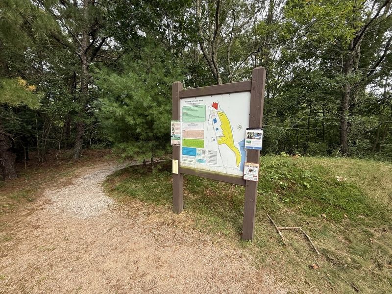 Welcome to Brushy Brook Marker. Click for full size. Welcome to Brushy Brook Marker image. Click for full size.
