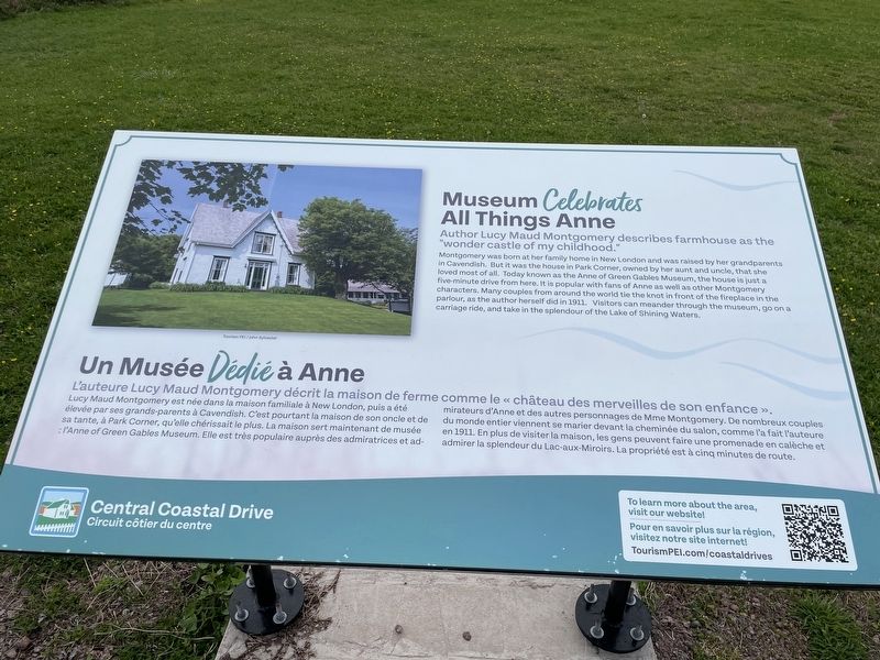 Museum Celebrates all Things Anne - Un Musee Dedie a Anne Marker. Click for full size. Museum Celebrates all Things Anne - Un Musee Dedie a Anne Marker image. Click for full size.