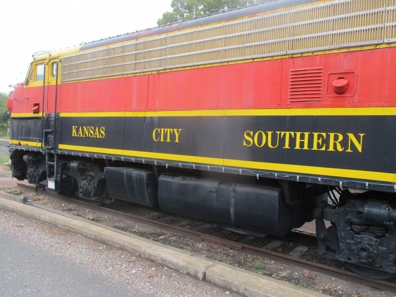 Kansas City Southern Railway Locomotive. Click for full size. Kansas City Southern Railway Locomotive image. Click for full size.