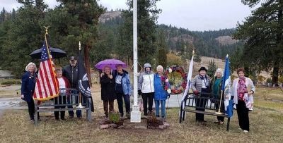 Dedication ceremony. Click for full size. Dedication ceremony image. Click for full size.