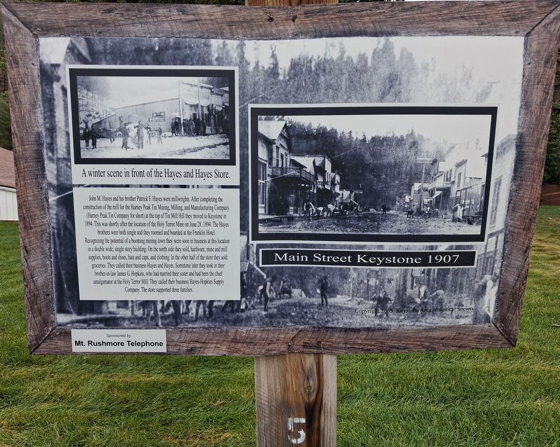 Hayes-Hopkins Supply Company Marker. Click for full size. Hayes-Hopkins Supply Company Marker image. Click for full size.